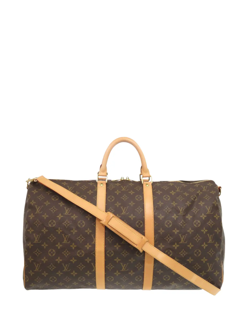 Louis Vuitton Pre-Owned 2000 Monogram Keepall Bandouliere 55 travel bag - Marrone