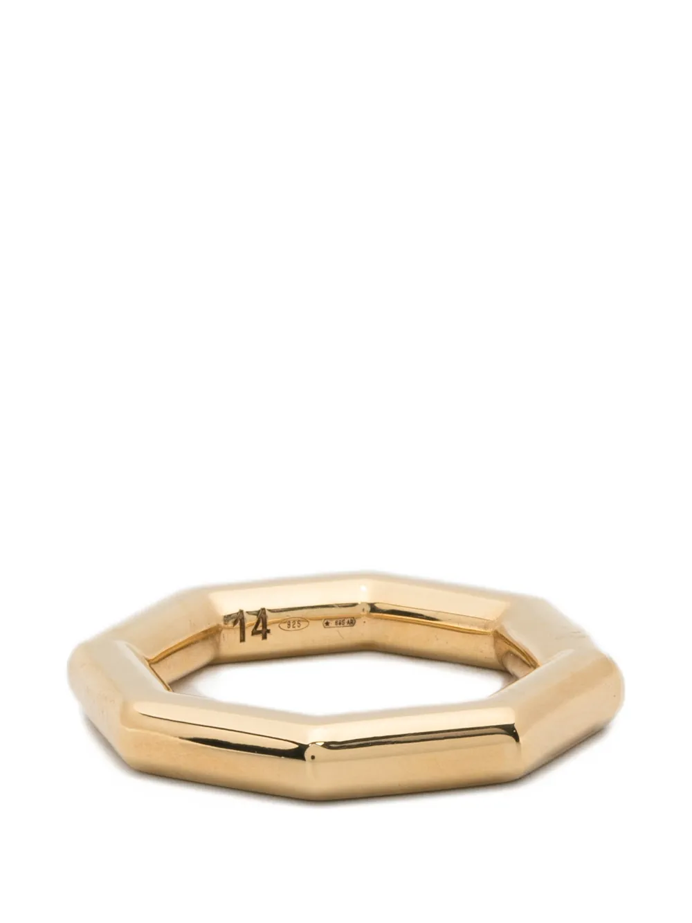 FERSERA Sculptor's Octagon ring - Oro