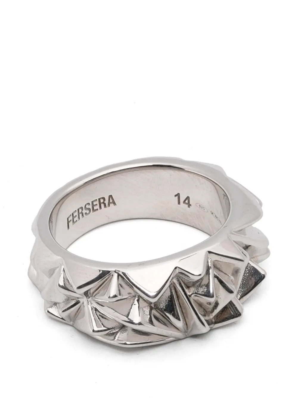 FERSERA The Sculptor's Facet ring - Silber