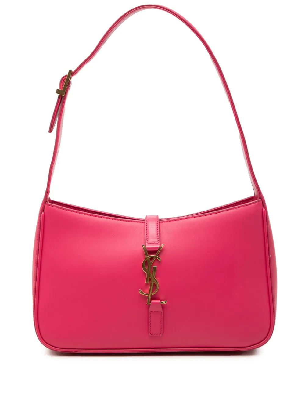 Saint Laurent Pre-Owned 2022 Smooth Calfskin Le 5 a 7 shoulder bag - Rosa