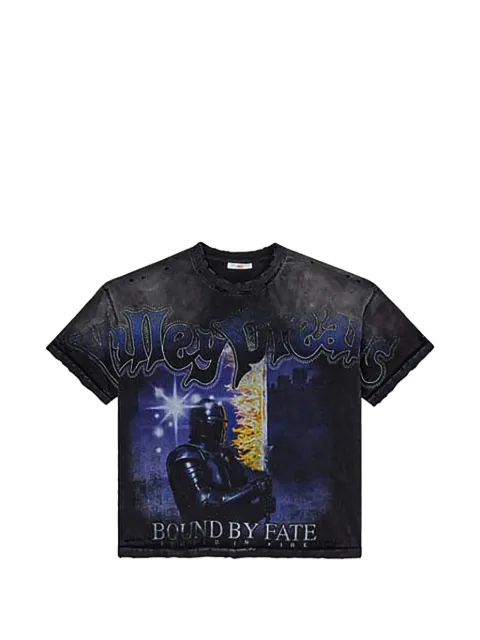 Vale Lancelot distressed-effect T-shirt