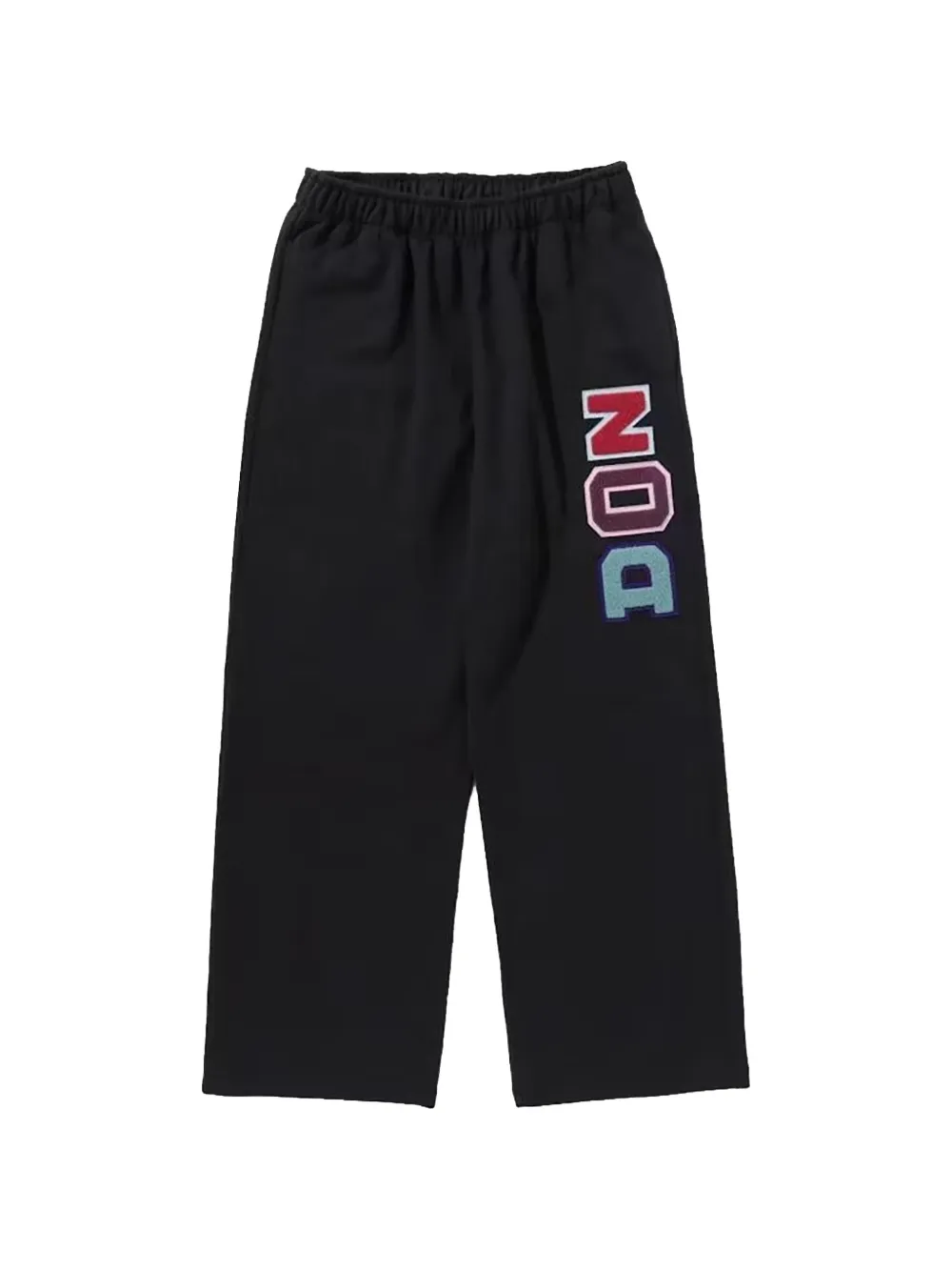 A BATHING APE® x Cactus Jack x Don Toliver patch track pants - Nero