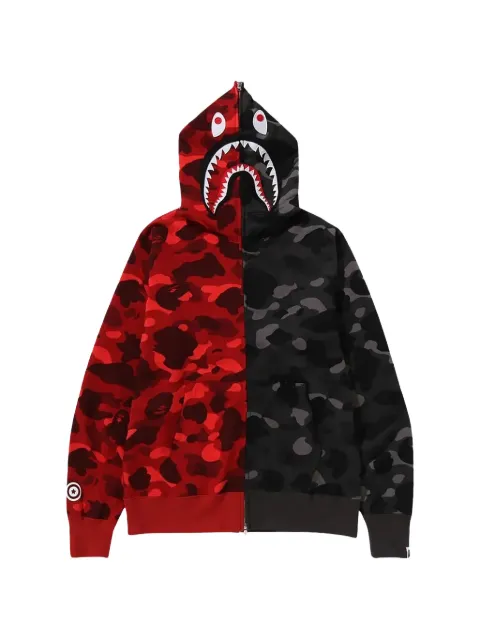 A BATHING APE® Color Camo Shark hoodie