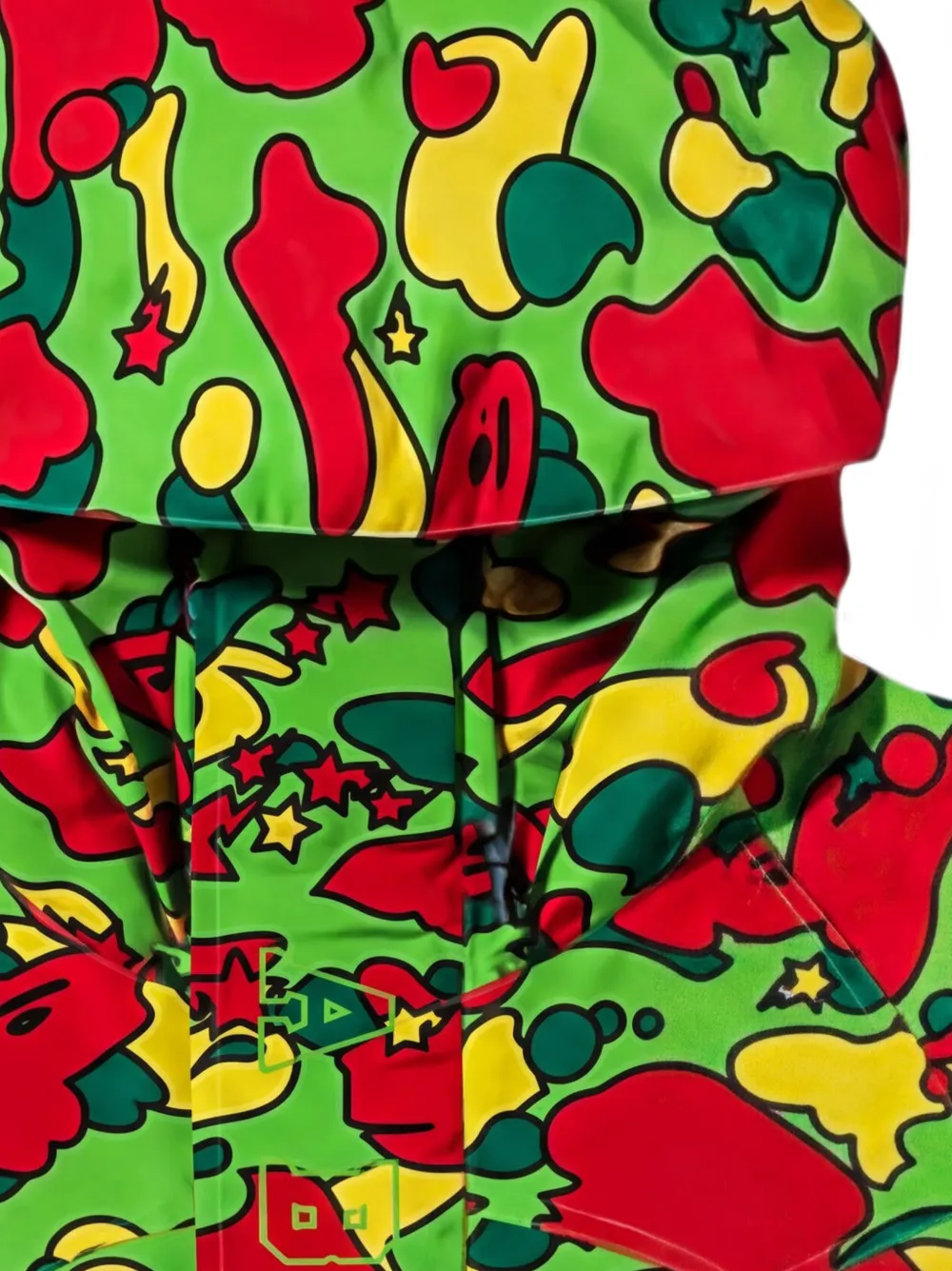 A BATHING APE Sta Camo snowboard jacket Groen