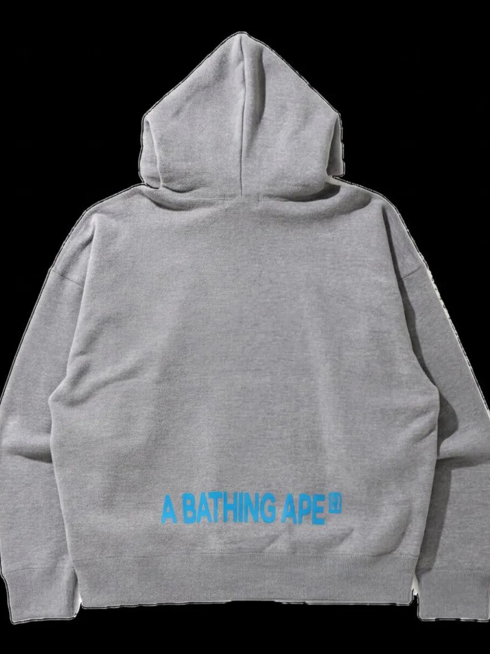 A BATHING APE Hoodie met print Grijs