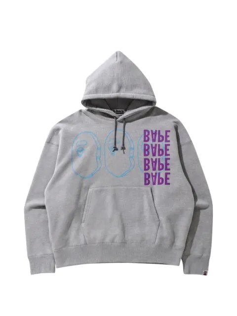 A BATHING APE® hoodie con múltiples estampados