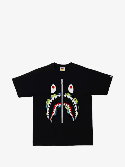 A BATHING APE® playera con motivo Storm Shark