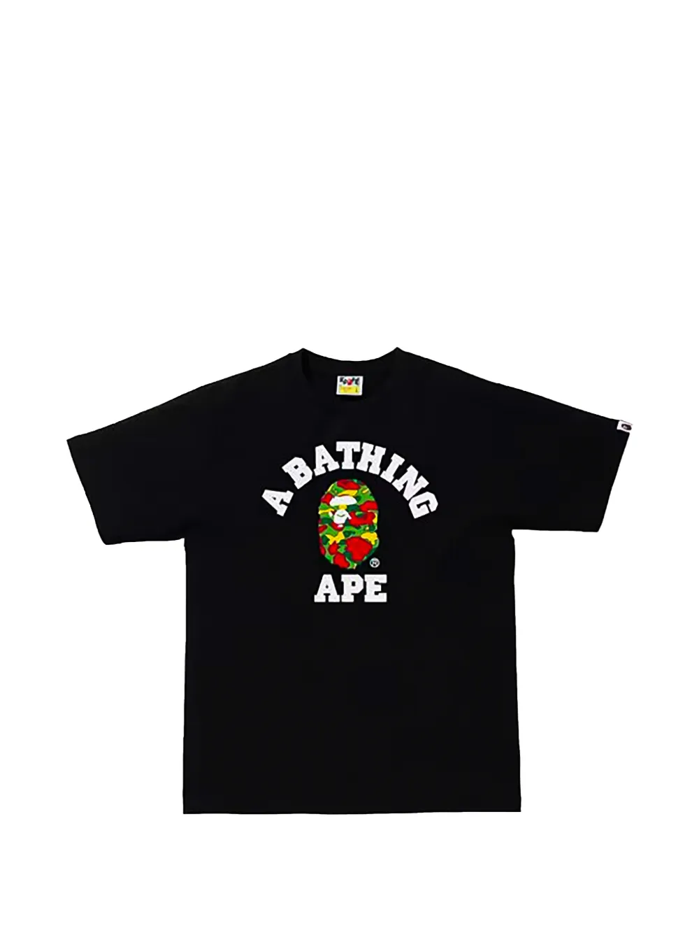 A BATHING APE® Sta Camo College T-shirt - Nero