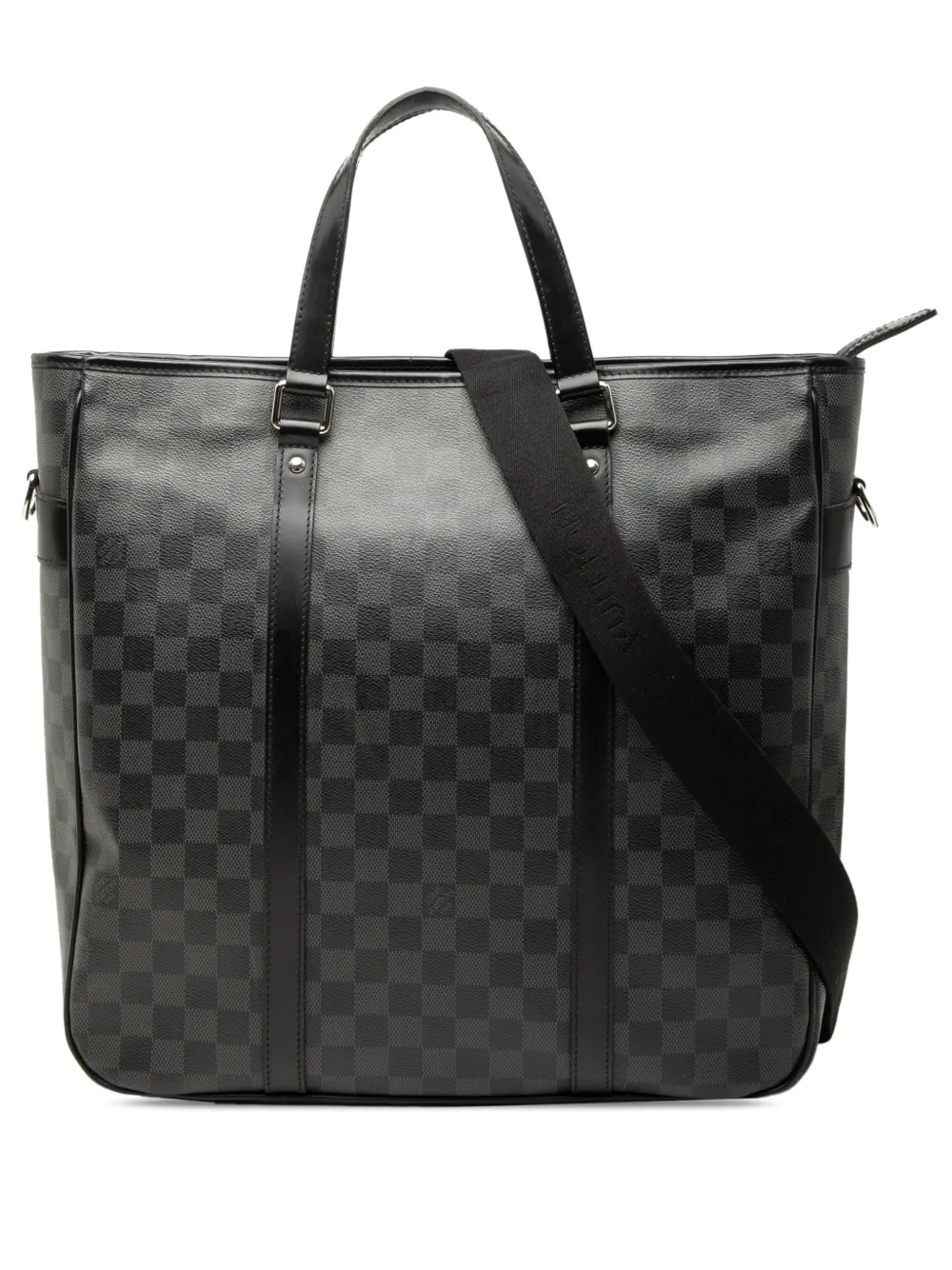 Louis Vuitton Pre-Owned 2013 Damier Graphite Tadao satchel - Nero