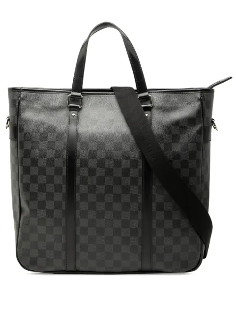 Louis Vuitton Pre-Owned 2013 Damier Graphite Tadao satchel