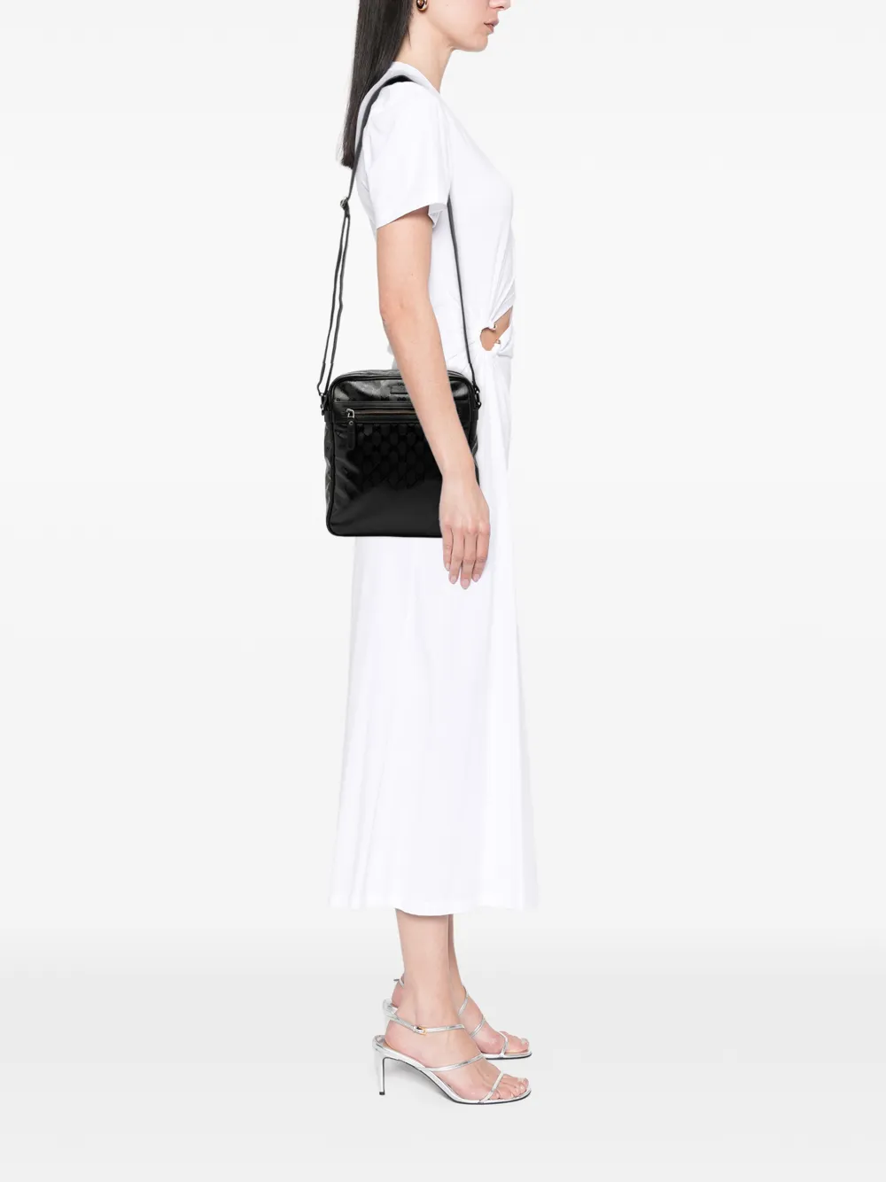  Gucci Pre-owned Sac à Bandoulière Imprime (2000-2015) - Noir 