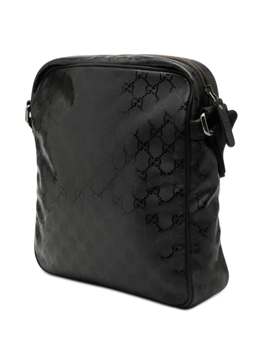  Gucci Pre-owned Sac à Bandoulière Imprime (2000-2015) - Noir 
