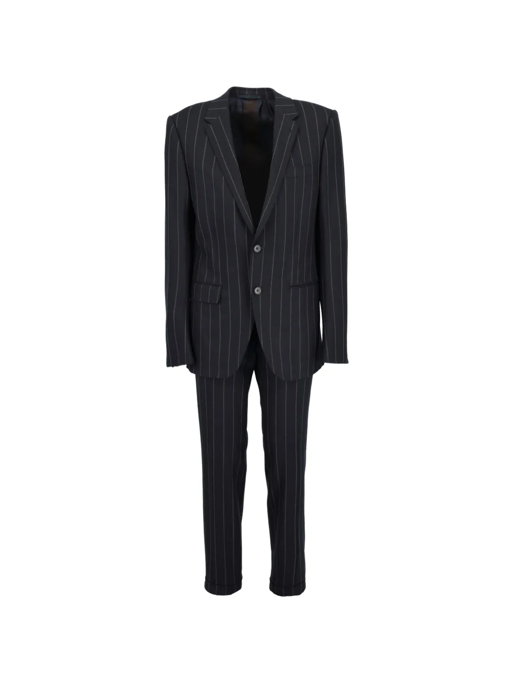 Zegna 15 MILMIL 15 pinstripe suit - Blu