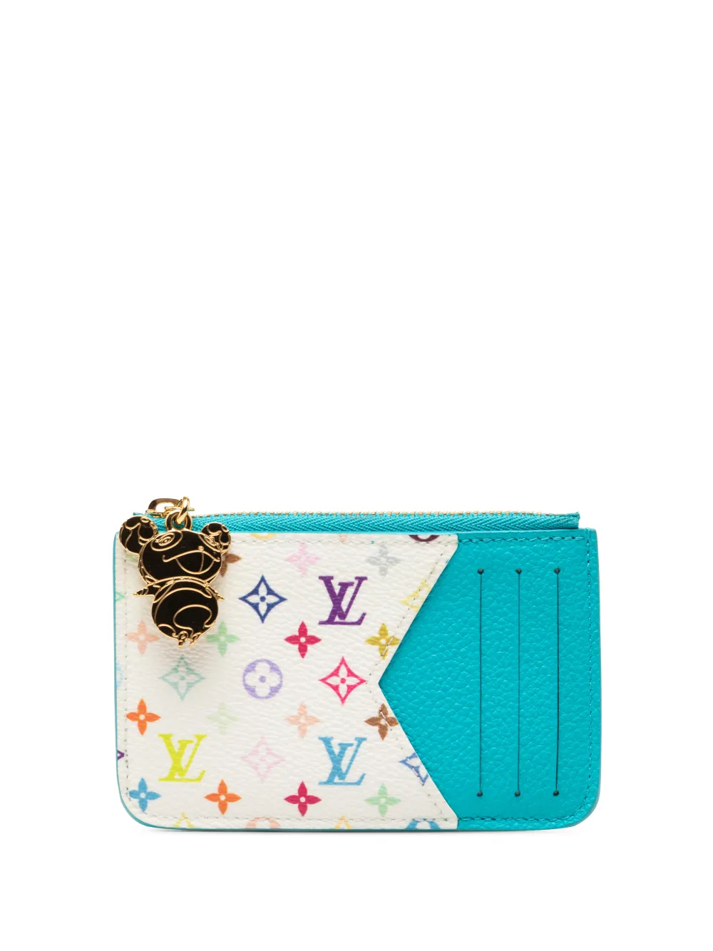 Louis Vuitton Pre-Owned 2010-2025 Takashi Murakami Monogram Empreinte Romy card holder - Blu