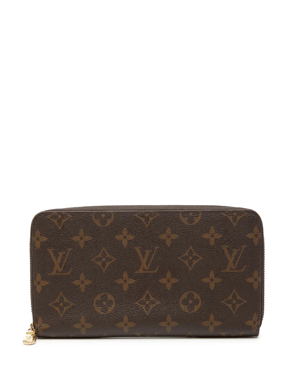 Louis Vuitton Pre-Owned 2021-2026 Monogram Zippy Organizer Wallet long wallets - Braun