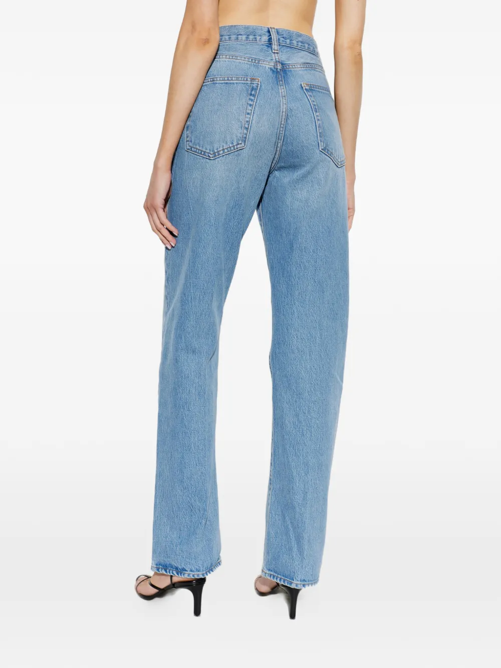 FRAME The Vertical high waist jeans Blauw