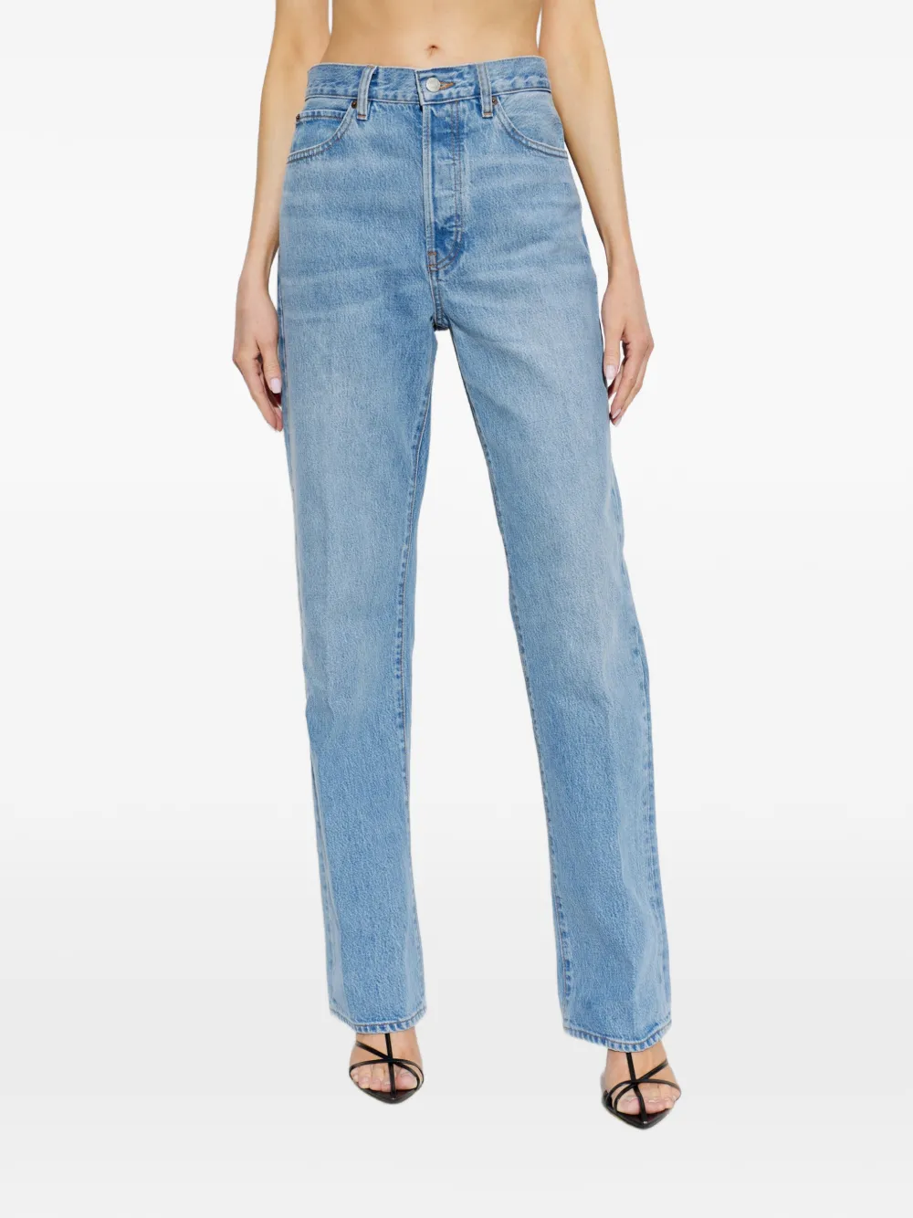 FRAME The Vertical high waist jeans Blauw