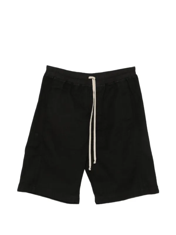 DRKSHDW ファウンショーツ Rick Owens DRKSHDW Wide Pusher ショートパンツ | ブラック | FARFETCH JP