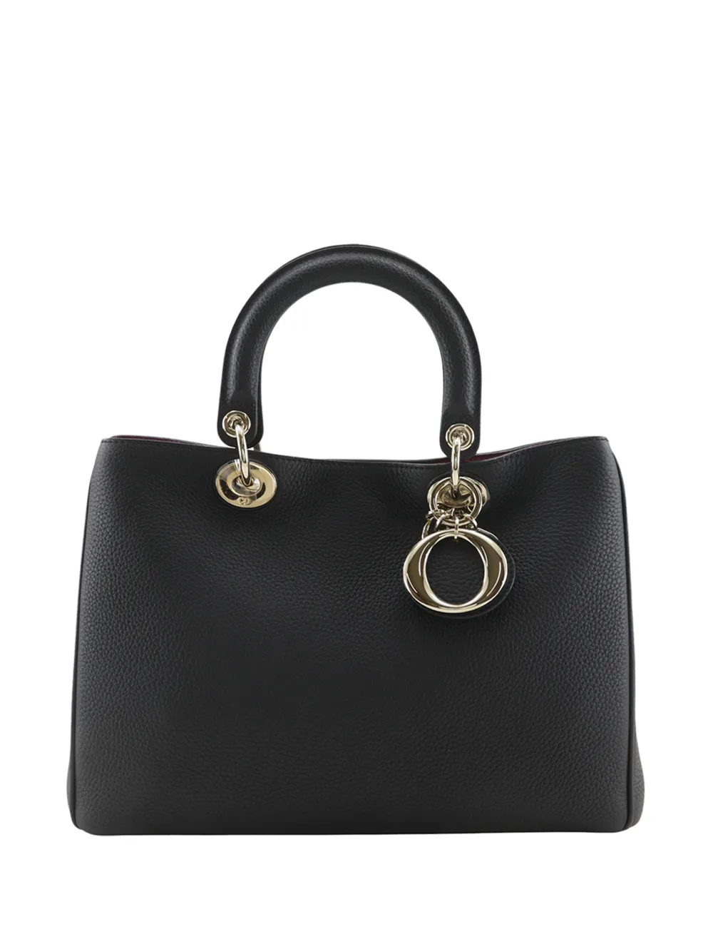 Christian Dior Pre-Owned 2010-2026 Large Leather Diorissimo satchel - Nero