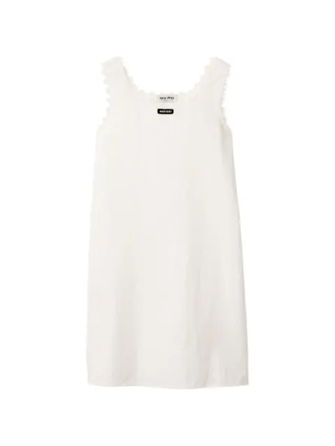 Miu Miu vestido de popelina