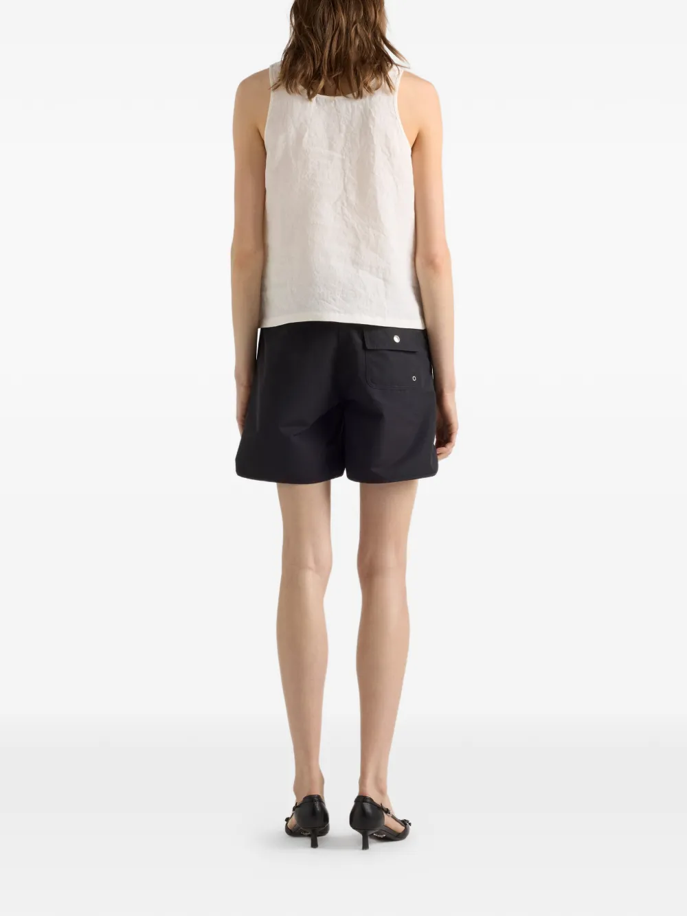  Prada Bañador Re-nylon - Negro 