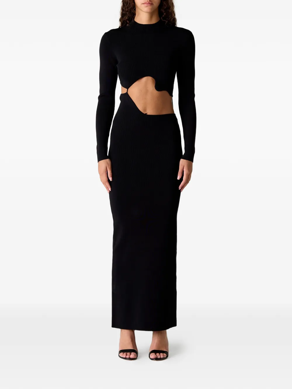 Christopher Esber Maparidita maxi-dress met uitgesneden details Zwart