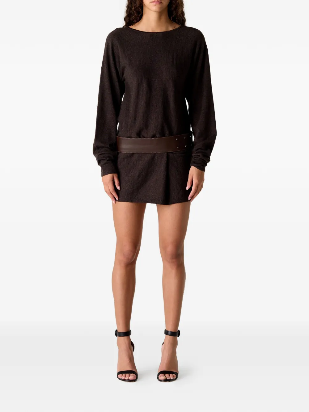 Christopher Esber Magyar backless mini dress - Braun