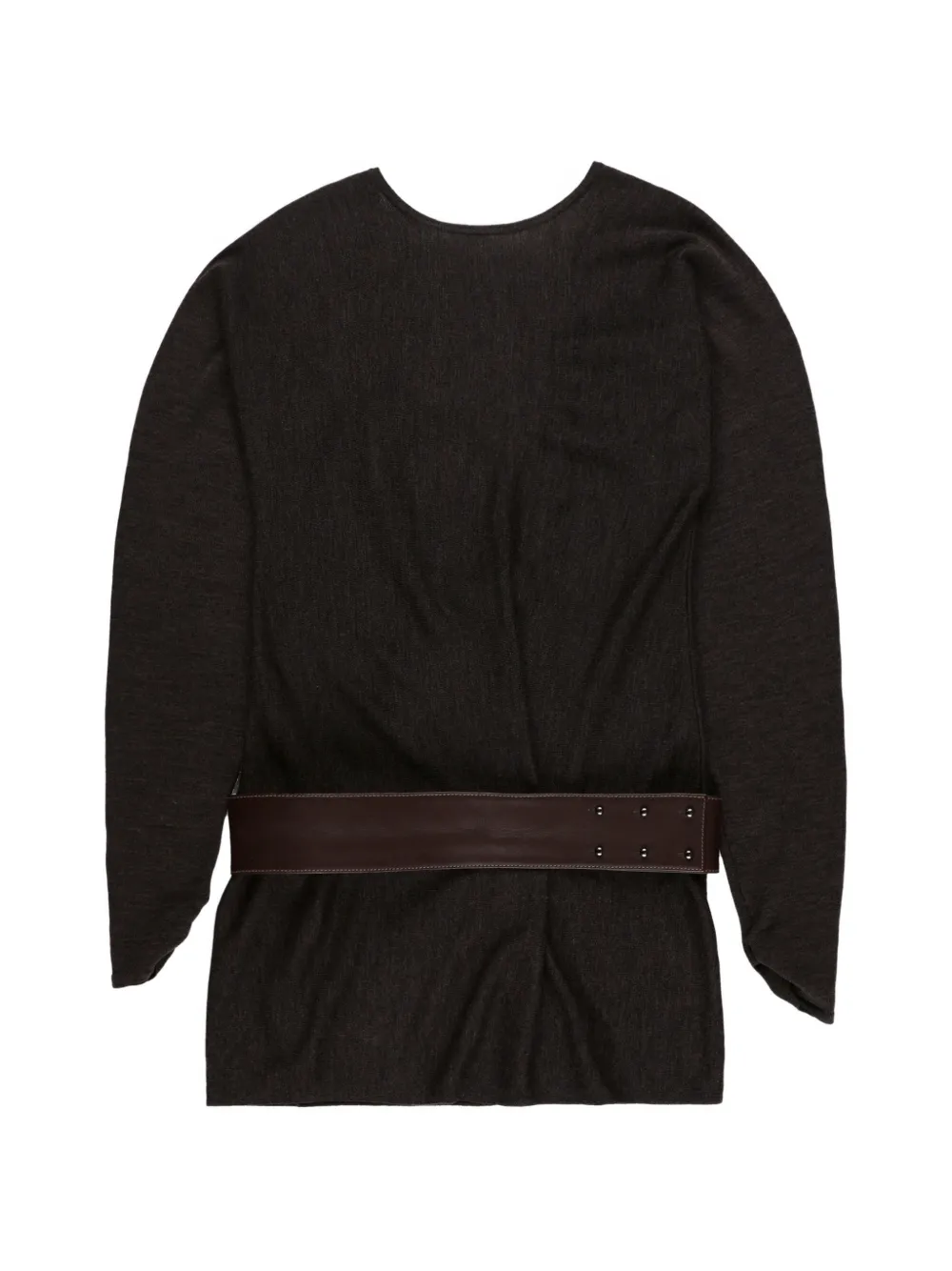 Christopher Esber Magyar mini-jurk met open rug Bruin