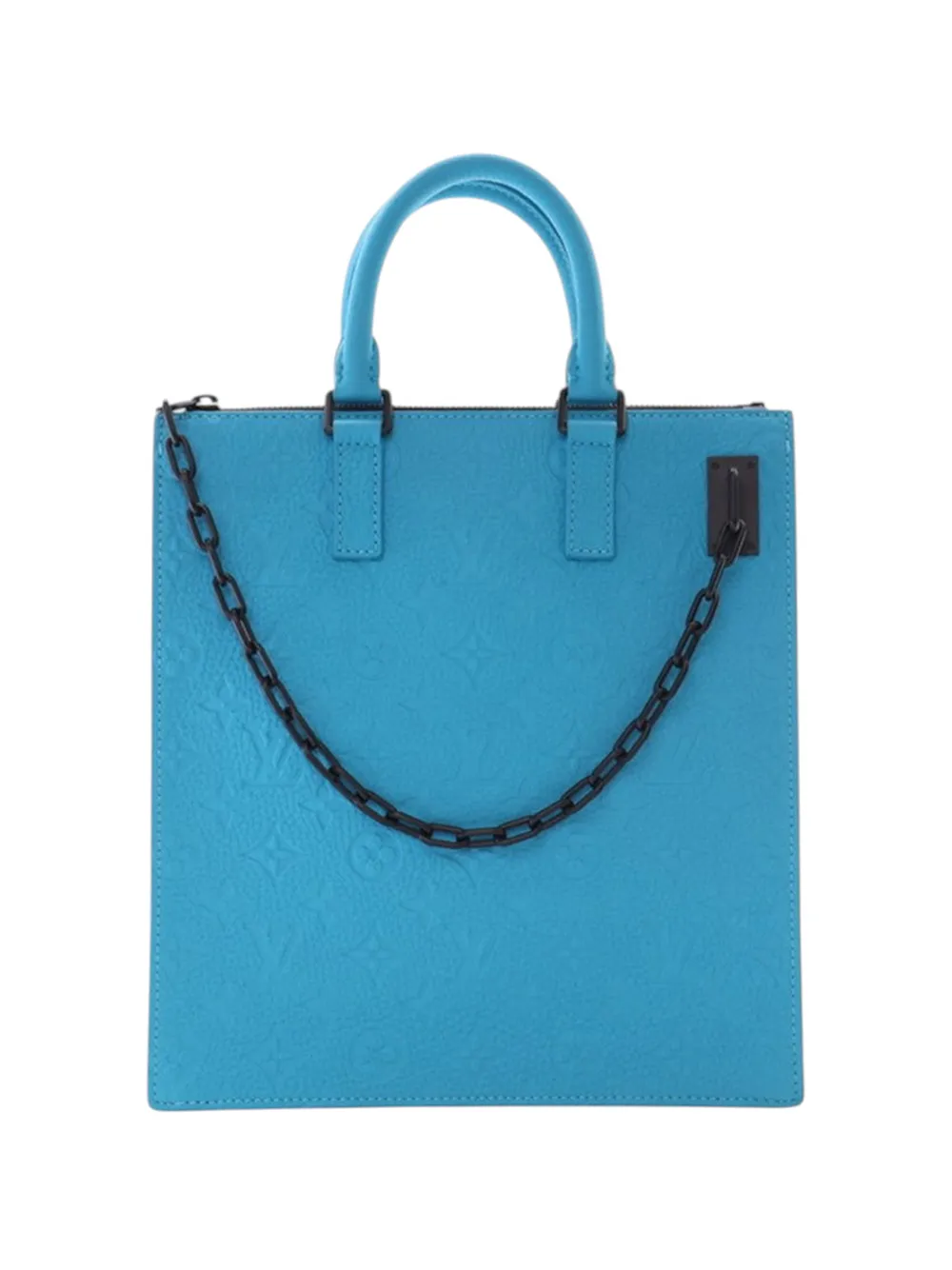 Louis Vuitton Pre-Owned 2020 Monogram Taurillon Sac Plat satchel - Blau