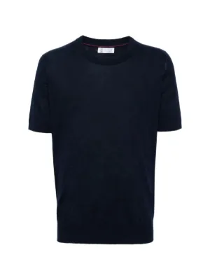 Brunello Cucinelli ロゴ Tシャツ | ブルー | FARFETCH JP