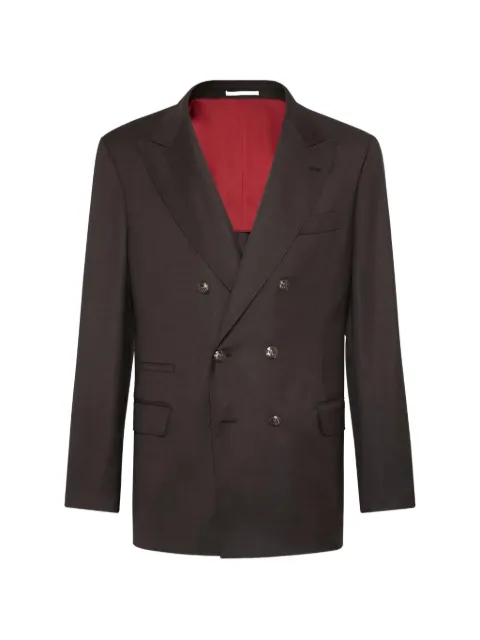 Brunello Cucinelli wool double-breasted blazer