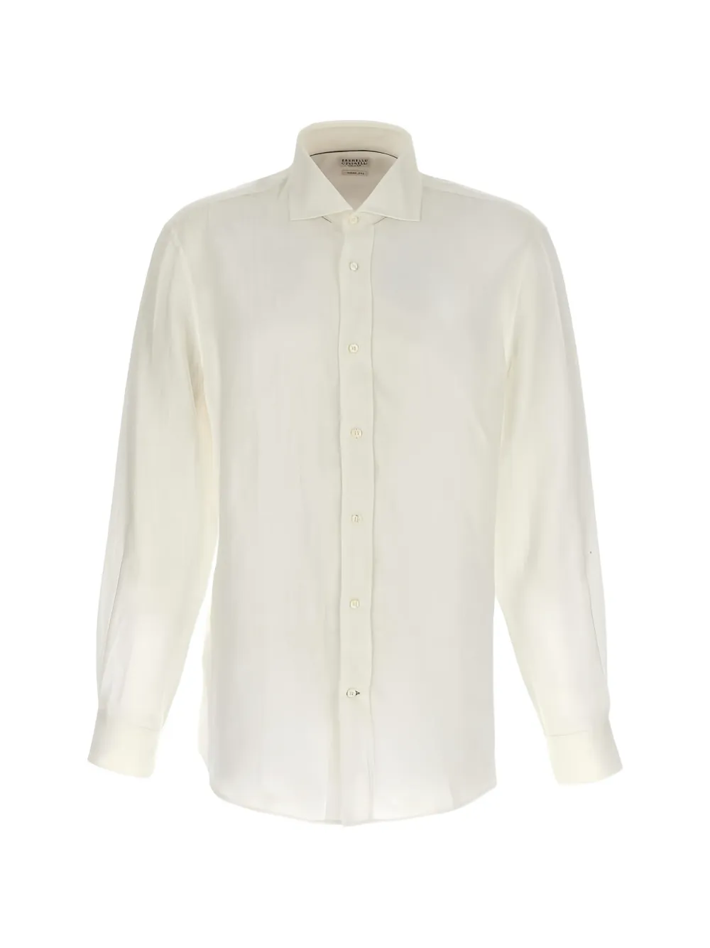Brunello Cucinelli button-down linen shirt - Weiß