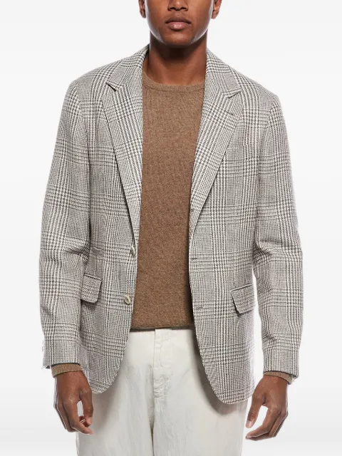 Brunello Cucinelli plaid blazer