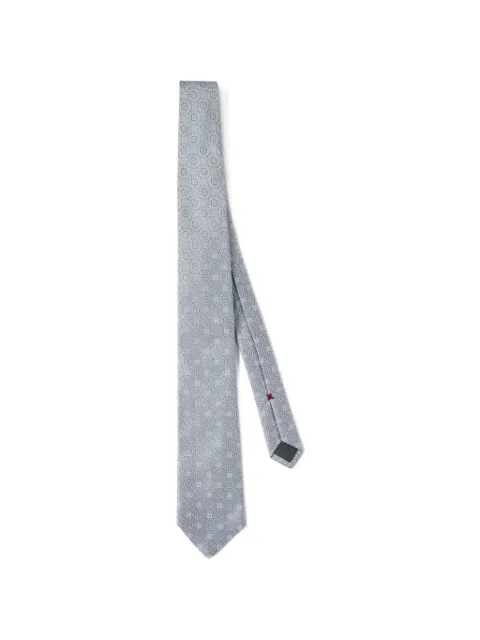 Brunello Cucinelli patterned silk tie