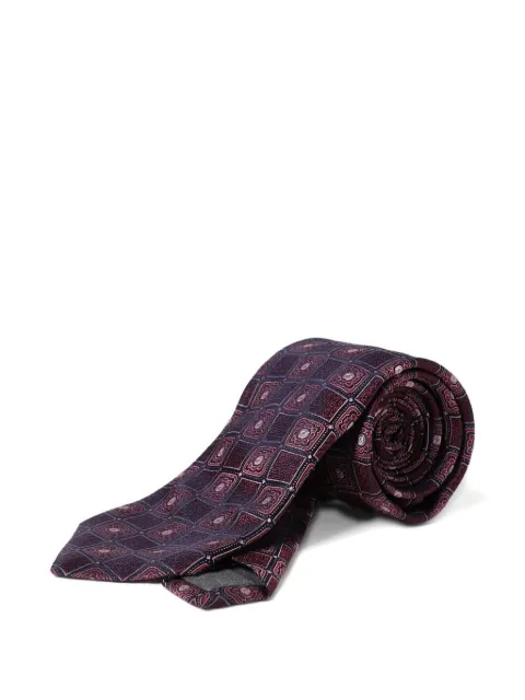 Brunello Cucinelli patterned silk tie