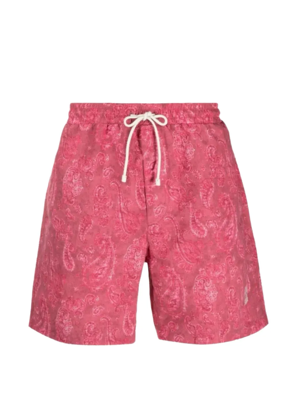 Brunello Cucinelli paisley-print drawstring swim shorts - Rosa