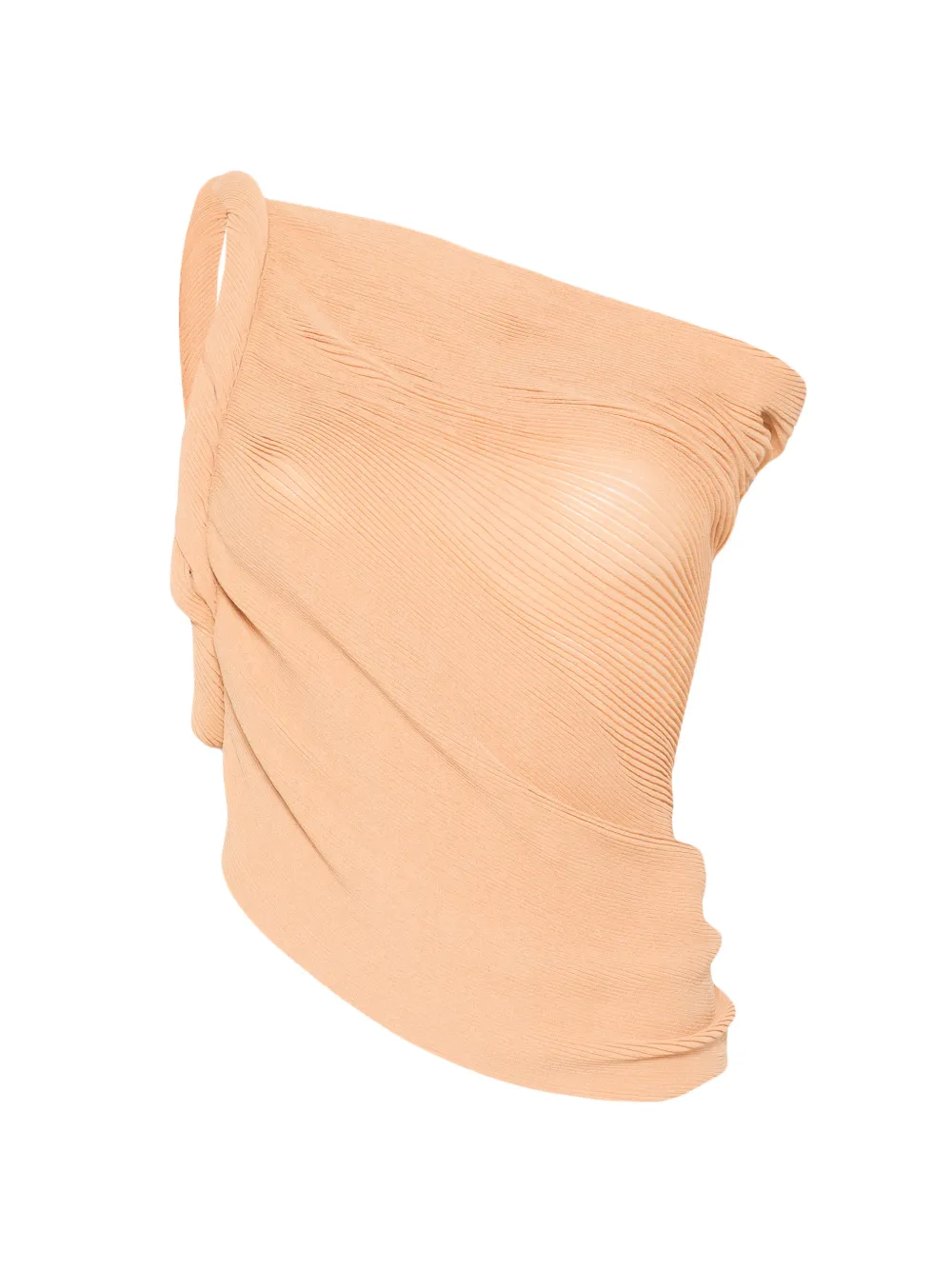 Alberta Ferretti Top monospalla drappeggiato - Toni neutri