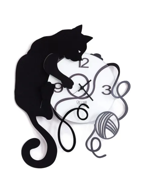 Arti & Mestieri cat-themed wall clock