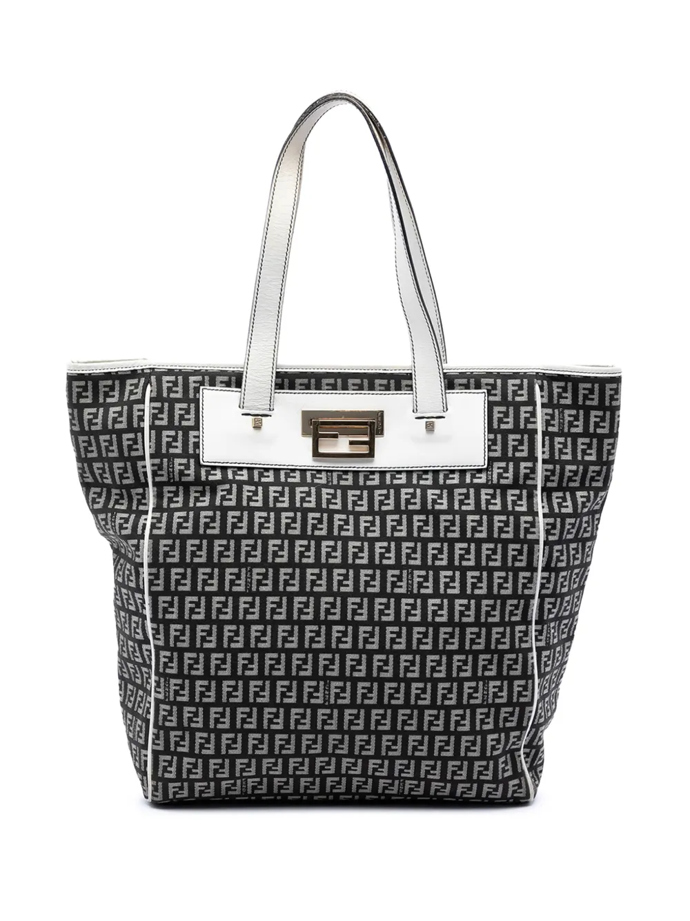 Fendi Pre-Owned 2000-2010 Zucchino Canvas tote bag - Nero