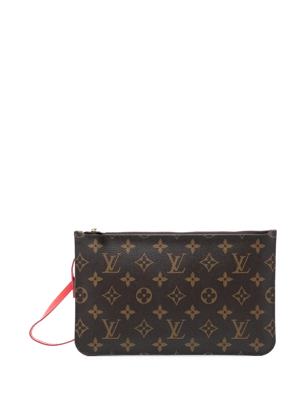 Louis Vuitton Pre-Owned 2015 Monogram Neverfull MM pouch - Marrone