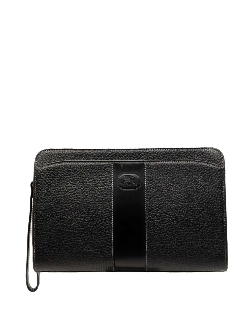 Burberry Pre-Owned 20th Century Clutch aus Leder - Schwarz