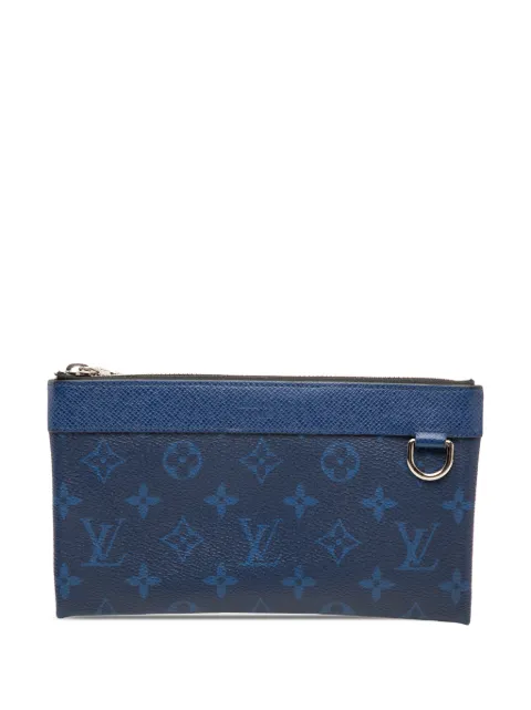 Louis Vuitton Pre-Owned 2020 Monogram Taigarama Pochette Discovery PM clutch bag
