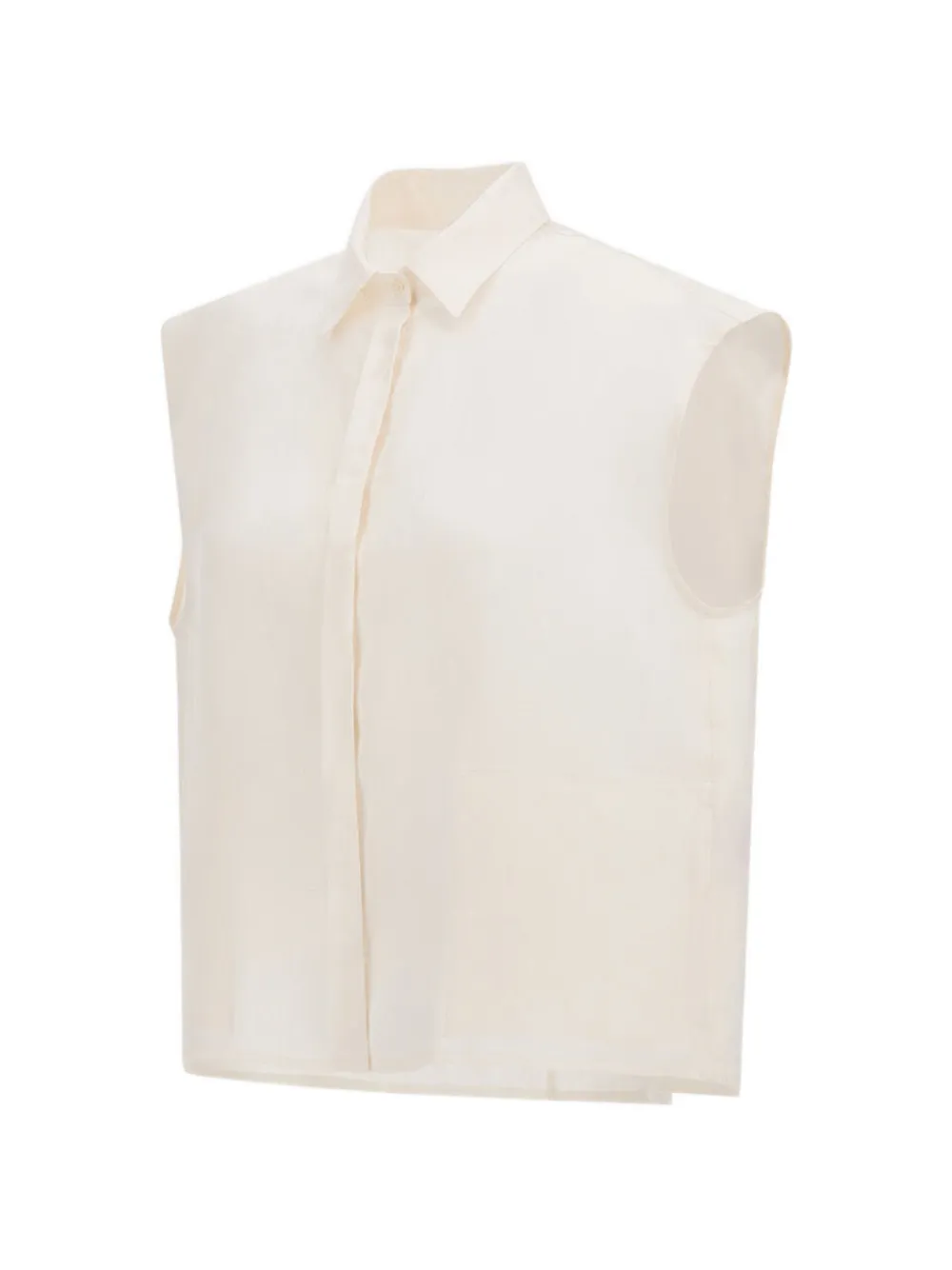  Herno Camicia Smanicata - Bianco 