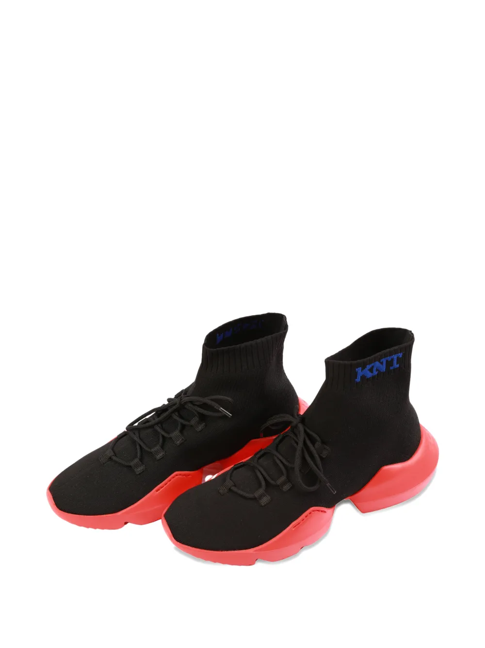 Kiton KNT high-top sneakers Zwart