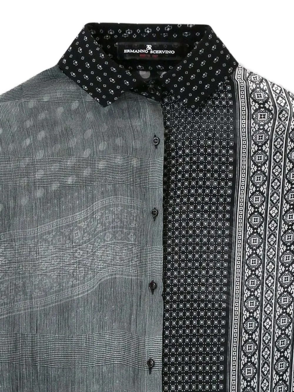 Ermanno Scervino Overhemd met patchwork Zwart
