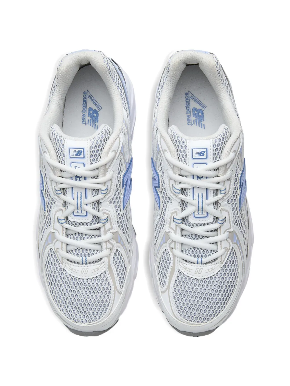 New Balance 740 sneakers met mesh vlakken en logo-patch Wit