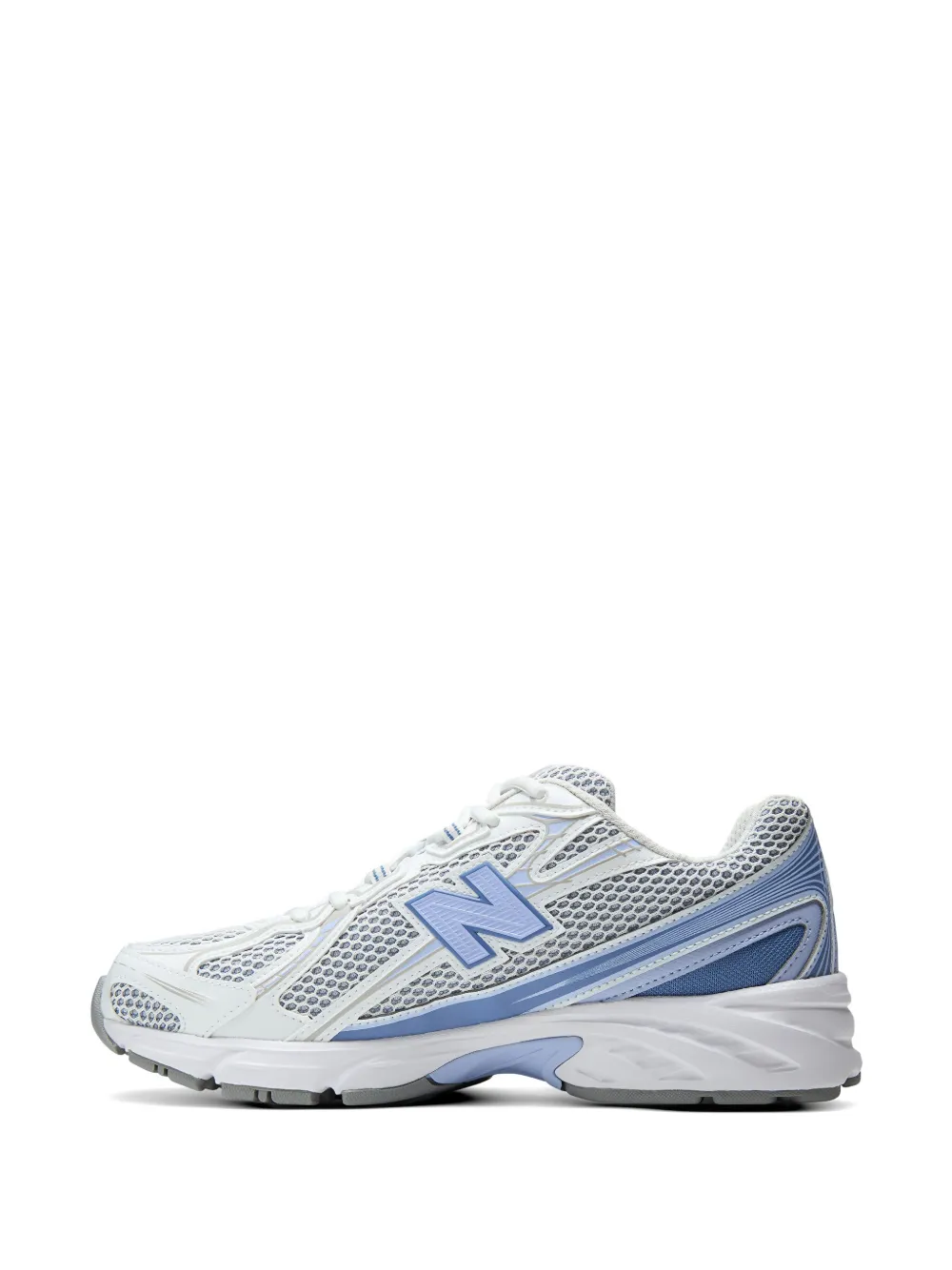 New Balance 740 sneakers met mesh vlakken en logo-patch Wit