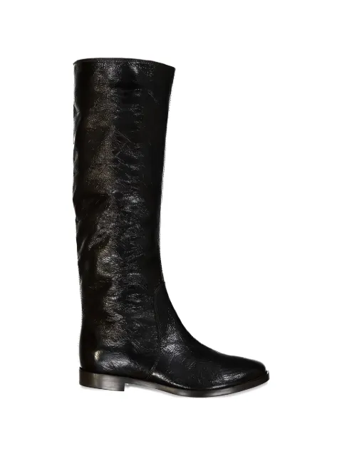 Sergio Rossi crinkled-effect boots