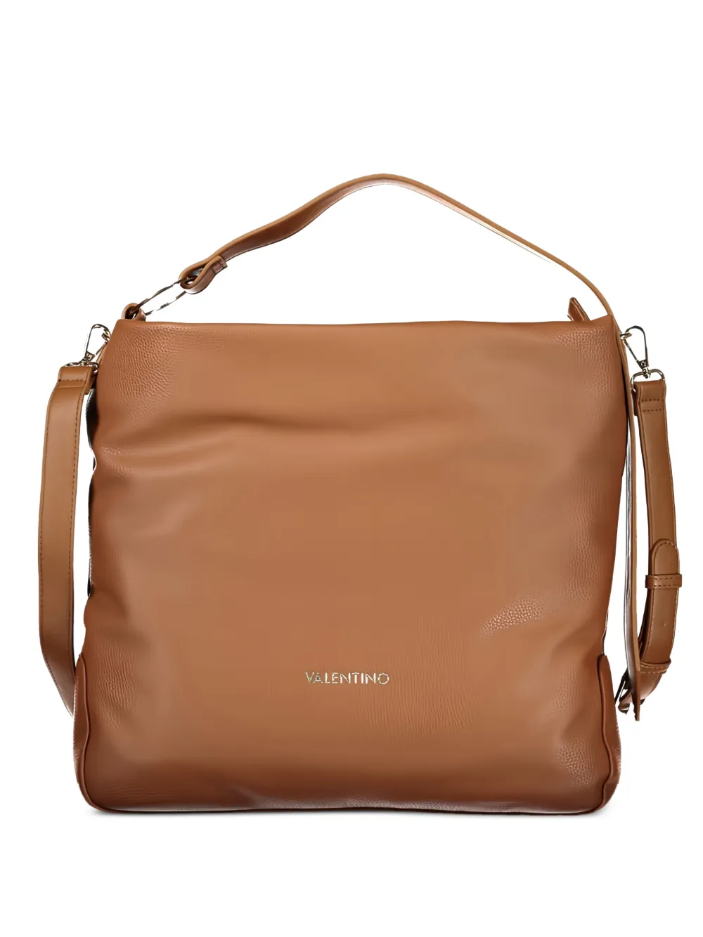 MARIO VALENTINO logo-lettering tote bag - Marrone