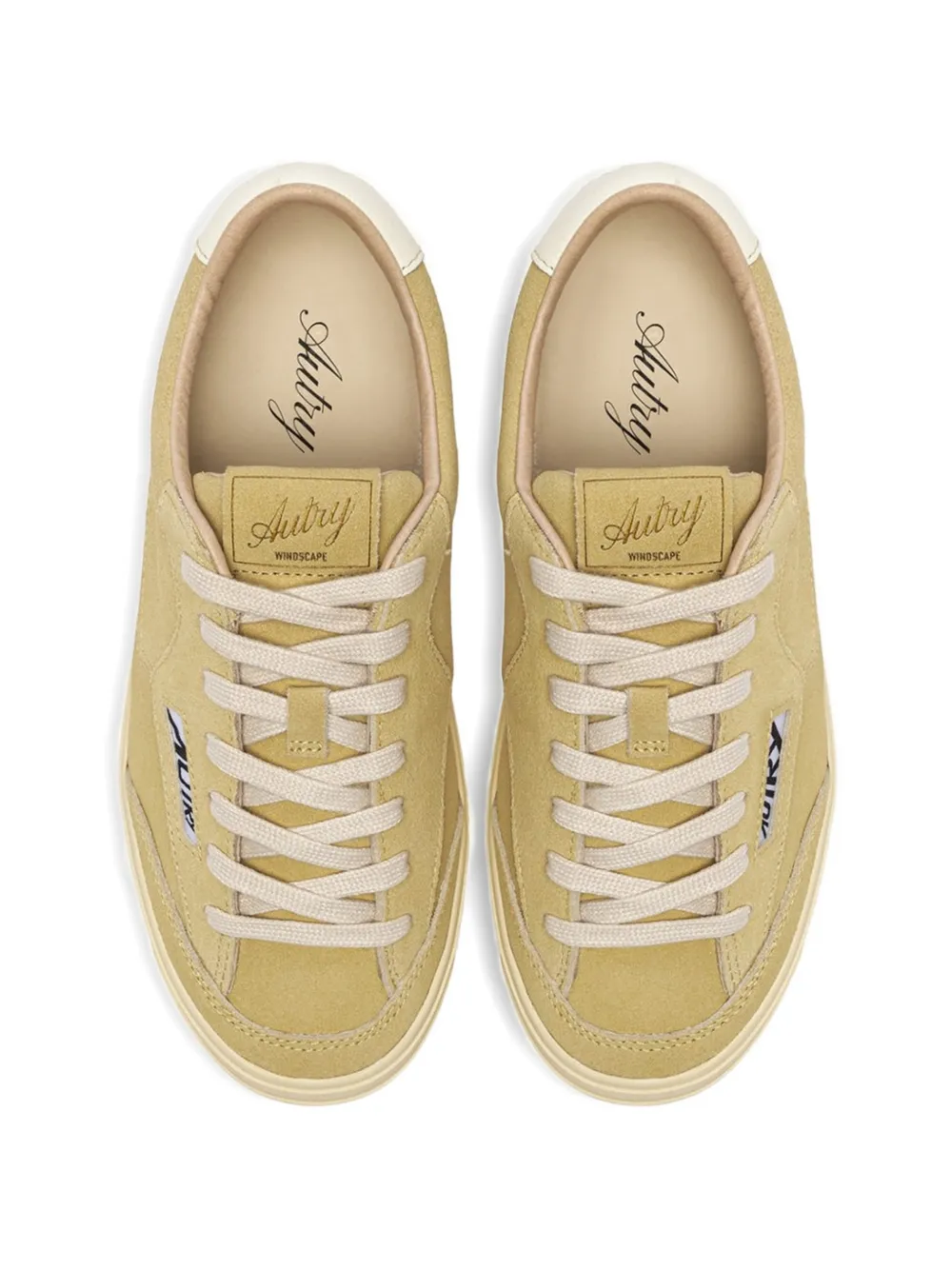 Autry lace-up fastening sneakers Beige
